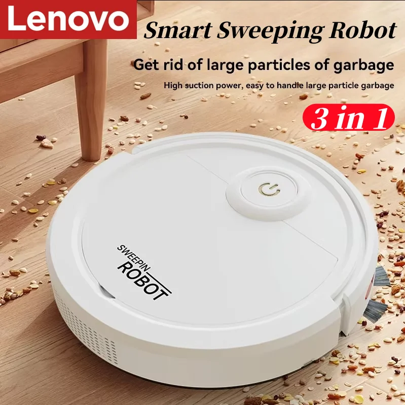 Lenovo Fully Automatic Sweeping Robot Sweeper Suction Mopping Sweeping Machine Intelligent Home Appliance Kitchen Home Cleaning