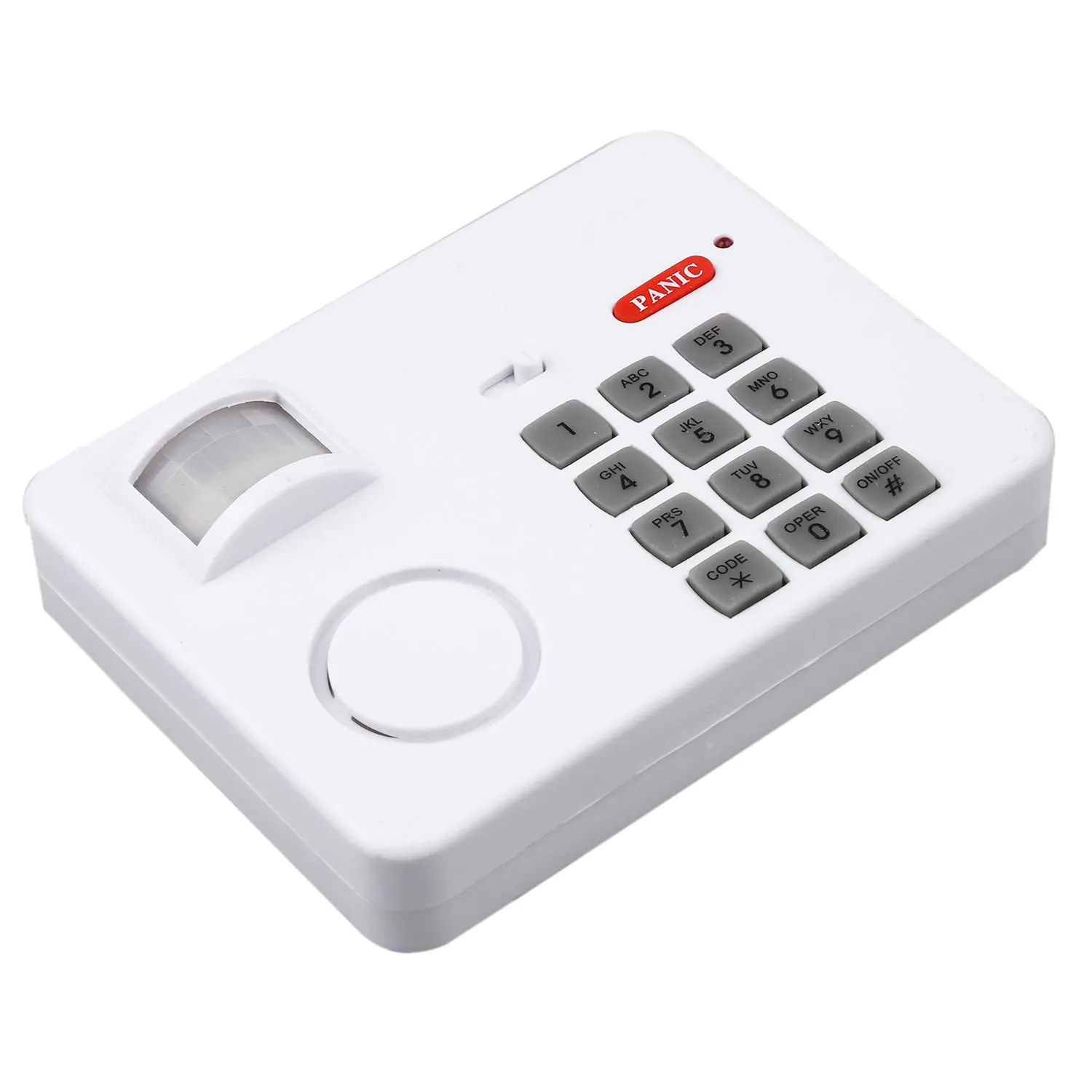 Wireless Home Alarm Security Alarms For Home Sensor Alarm With Security Keypad PIR Home Garage Alarm Camping Car Alarm White