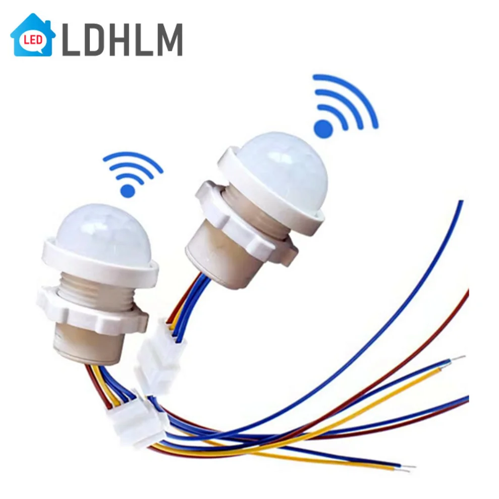 Ldhlm Motion Sensor 110V 220V Smart Switch Sensor Pir Infrared Motion Sensor Smart Home Human Body Automatic Sensor Night Lamp