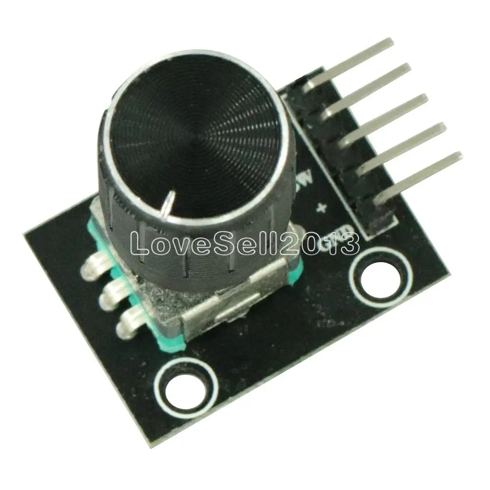 KY-040 360 Degrees Rotary Encoder Module with 15×16.5 mm Potentiometer Rotary Knob Cap for Arduino Brick Sensor Switch