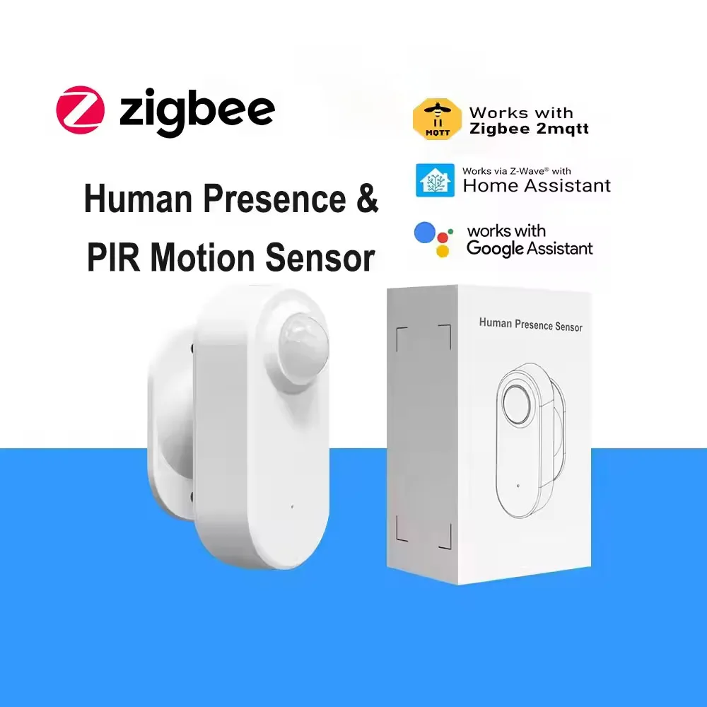Zigbee Human Presence Detector ZG-204ZM,Luminance/Distance Detection,PIR Motion Sensor 24G Support Tuya Smart Life Z2mqtt