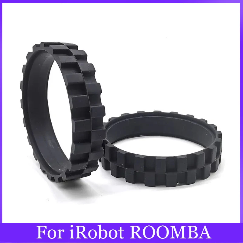 Tires For iRobot Roomba Wheels 500 600700 800 900E5 I7+S9 Irobot 980 698 Series Anti-Slip Rubber Wheel Spare Part Accessories