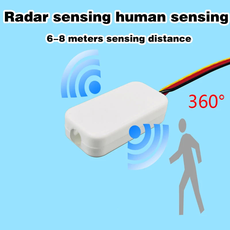 Radar 360 degree sensor switch The customized home intelligent sensor switch that the body sensor can penetrate the glass wall