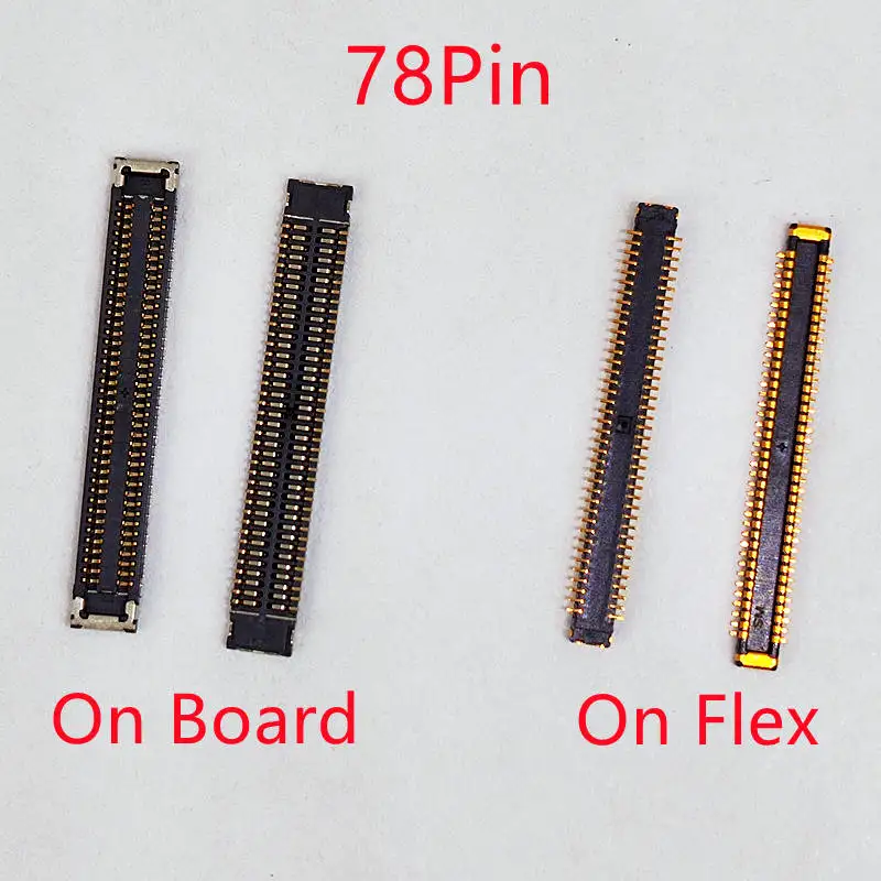 5-20Pcs LCD Display Screen Flex FPC Connector 78Pin For Samsung Galaxy A40 A50 A80 A31 A315F A41 A51 A515F A71 Plug On Board
