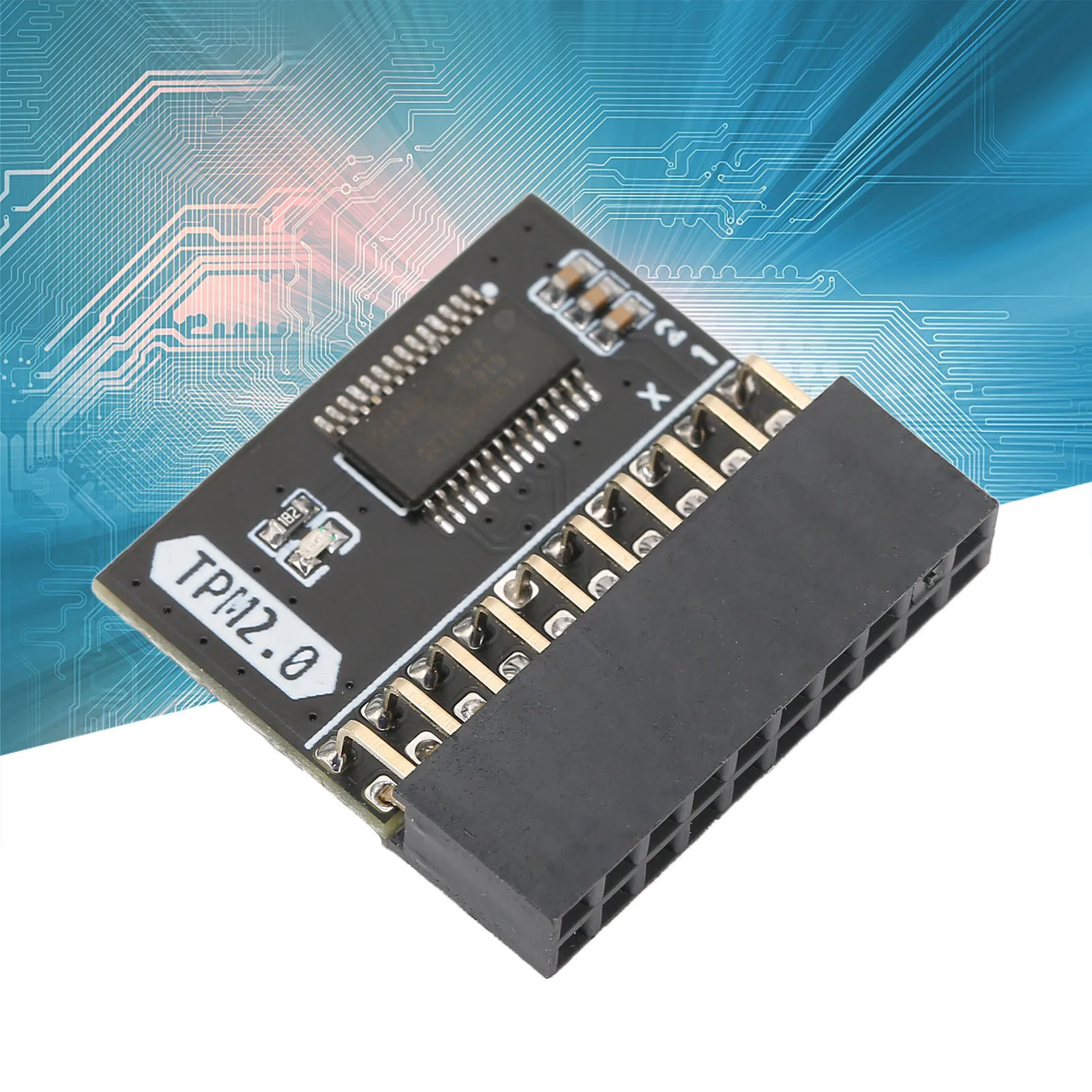 20Pin TPM 2.0 Encryption Security Module PCB Material for Win11 Gigabyte Asus Stable Replacement Computer Accessories