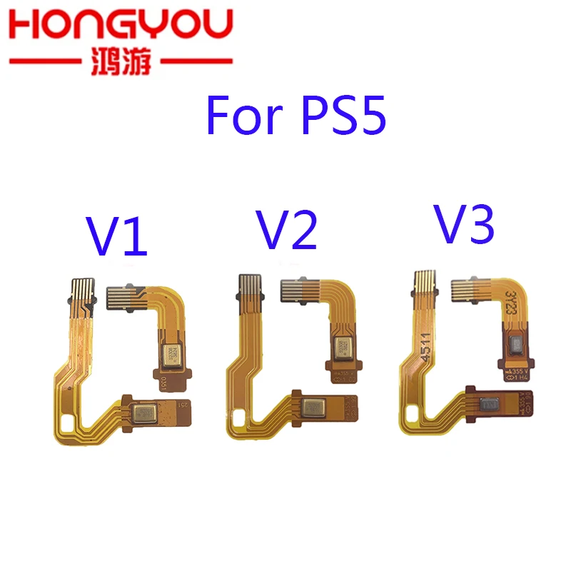 1-10pcs Microphone Flex Cable Replacement For PS5 Handle Inner Mic Ribbon Cable For PS5 V1 V2 Controller