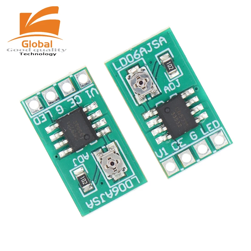 1pcs Robot New 30-1500MA Adjustable Constant Current LED Driver DC 3.3V 3.7V 4.2V 5V PWM Control Board Buck Power module