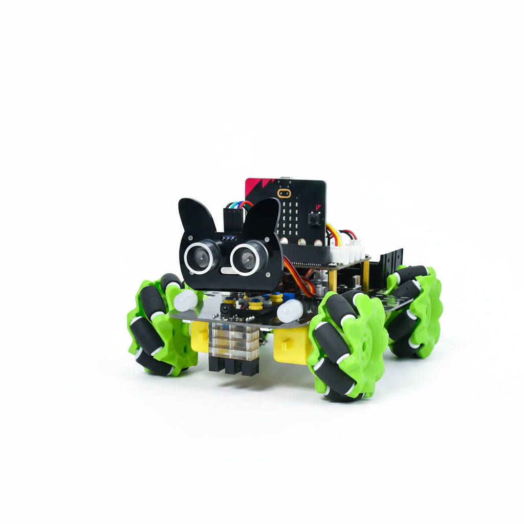Keyestudio Micro bit 4WD Mecanum With Board Robot Car V2.0 With Python Language Programming System For Microbit Smart Car Kit