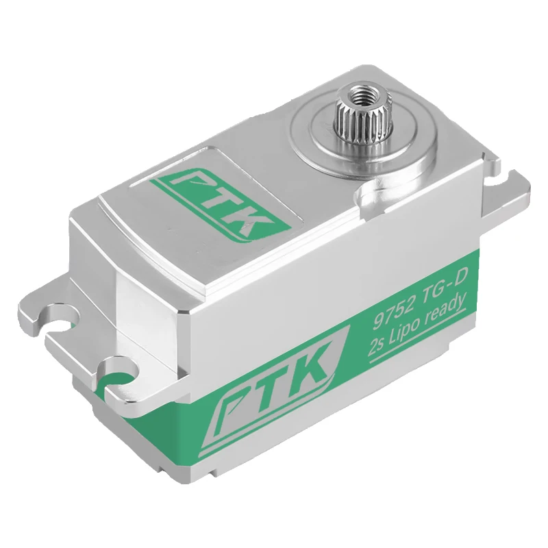 PTK 9752TG-D Metal 1/8 1/10 Remote control car drift Flat Sports car squat servo High speed model servo low profile servo