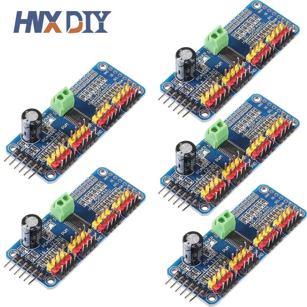 1-5pcs PCA9685 16 Channel 12-bit PWM Servo motor Driver I2C Module Robot