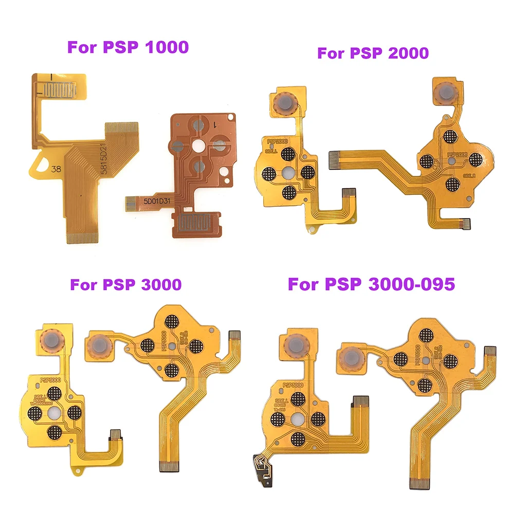 1-20pcs For Playstation PSP 2000 PSP 3000 095 Replacement Part Left Right Button Controller Ribbon Flex Cable Repair Parts