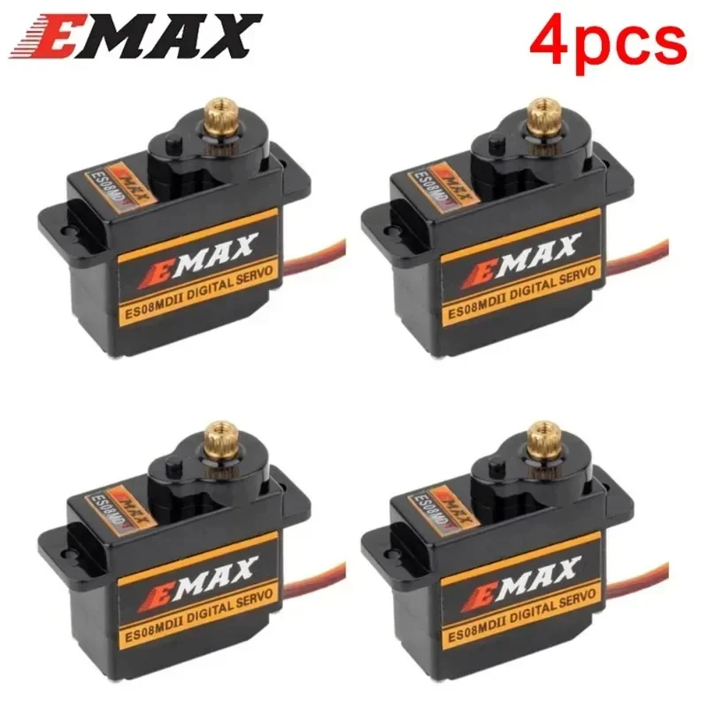 2025 Emax ES08MDII ES08MD II Metal Gear Digital Servo up sg90 ES08A ES08MA MG90S Trex 450 Helicopter Airplane Rc Robot