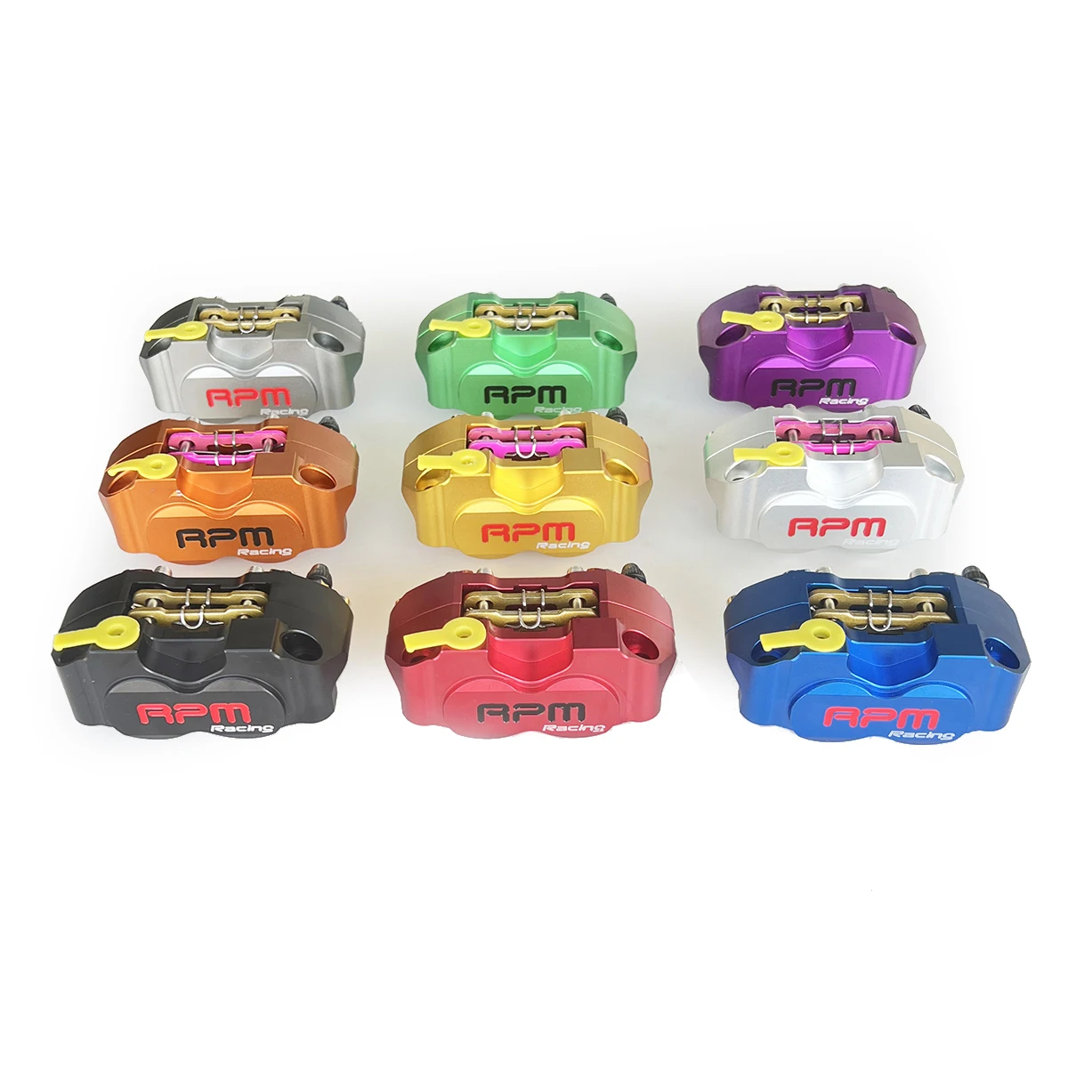 Motorcycle modification electric motorcycle four piston brake calipers pump RPM 200 220 for Wisp RSZ Turtle King small radiation