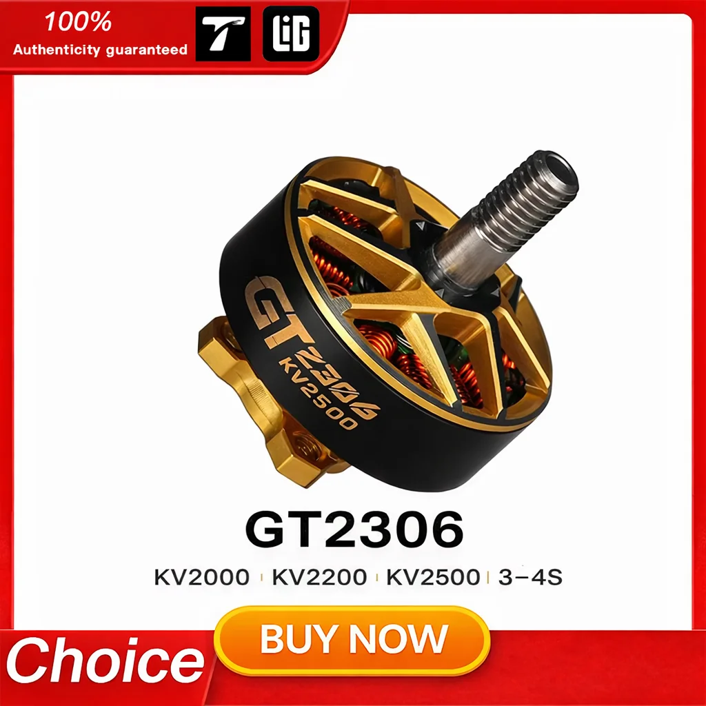 New GT2306 KV2000 4-6S KV2200 3-6S KV2500 3-4S Brushless Outrunner Motor Powerful RC Motor for UAV RC Plane For Bldc Drone Parts