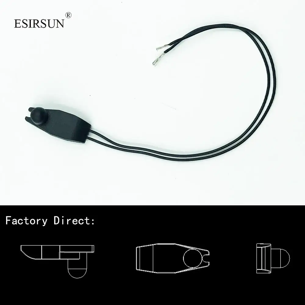 Esirsun Outside Outdoor Air Ambinet Temperature Sensor Fit For Peugeot 206 207 208 306 307 308 406 407 607 2008,6445F9, 6445.F9