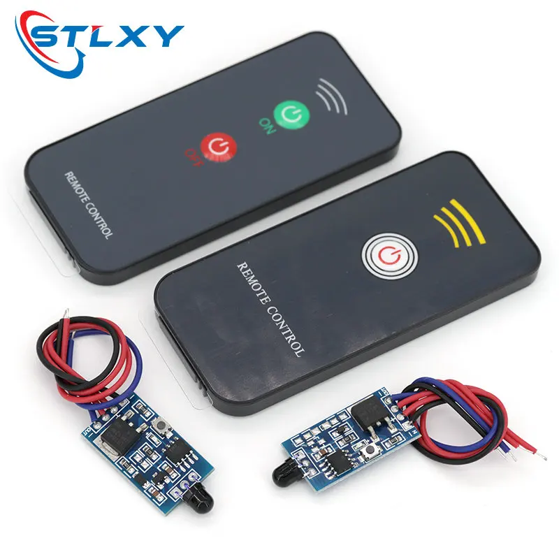 Infrared RF Signal Transmitter Receiver Module NEC Code Wireless Remote Control Smart Switch for LED Lights Control