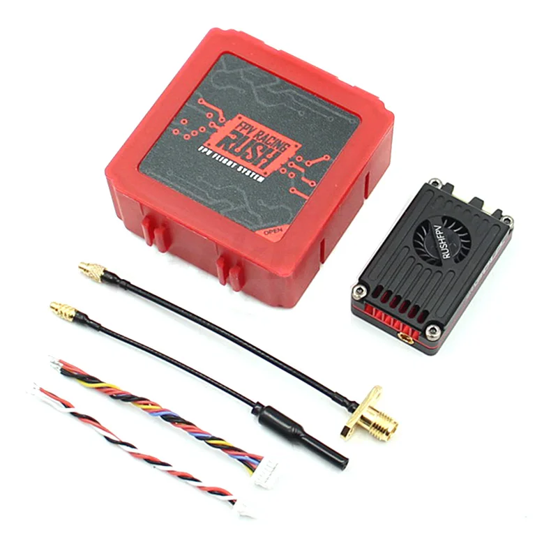 Rush Tank MAX Solo 5.8GHz 2.5W High Power 48CH VTX Video Transmitter with CNC shell for RC FPV Drone Aircraft