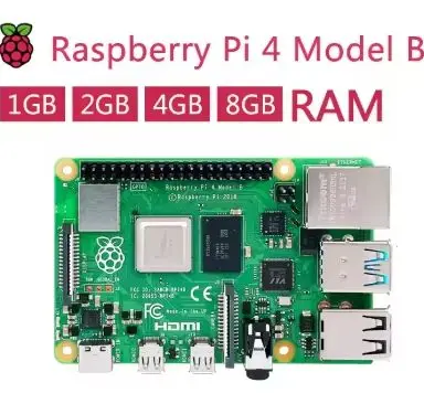 Official Original Raspberry Pi 4 Model B 4b Dev Board 1GB 2GB 4GB 8GB RAM 4 Core CPU 1.5Ghz