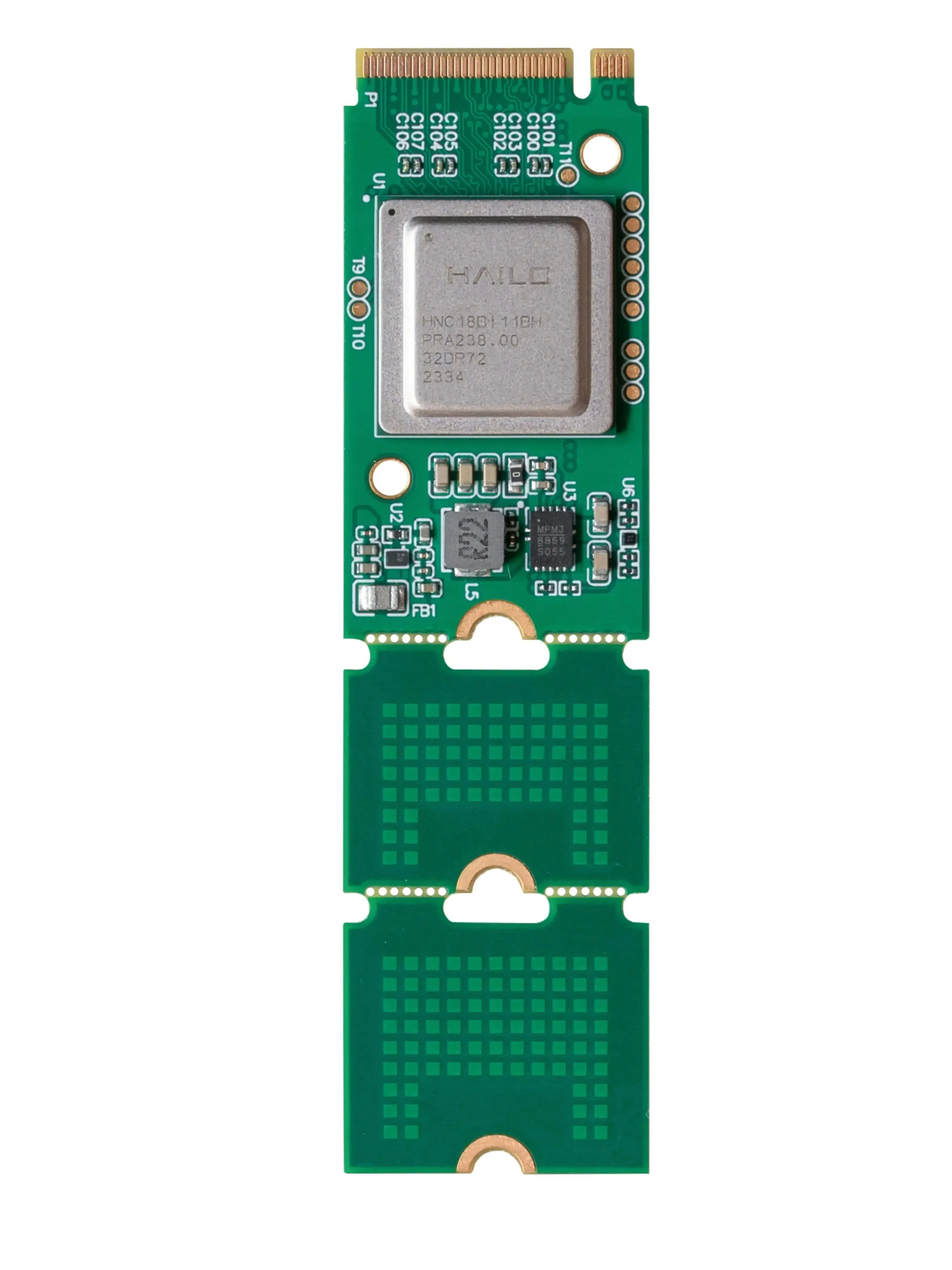 Hailo 8 M.2 AI Accelerator Module Based On the 26TOPS Includes heat sink AI Processor Suitable For Raspberry Pi 5 AI Accelerator