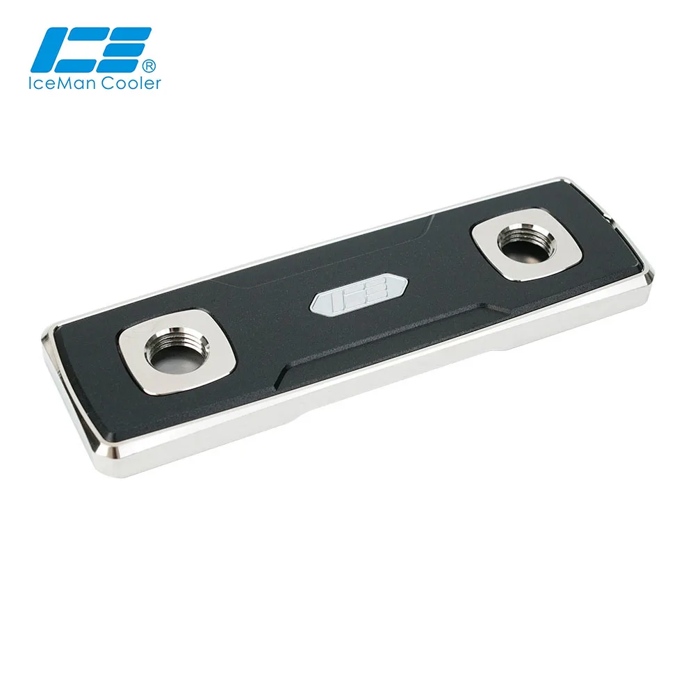 IceManCoole 4 RAM Socket Direct Touch Memory Chip Water Block,Micro Channel RAM Armor, Overclocking Copper Cooler,G1/4"