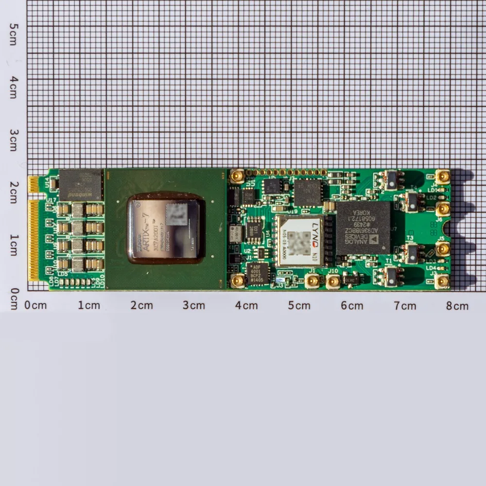 RF transceiver module M2SDR software defined radio SDR M.2 PCIe XC7A200