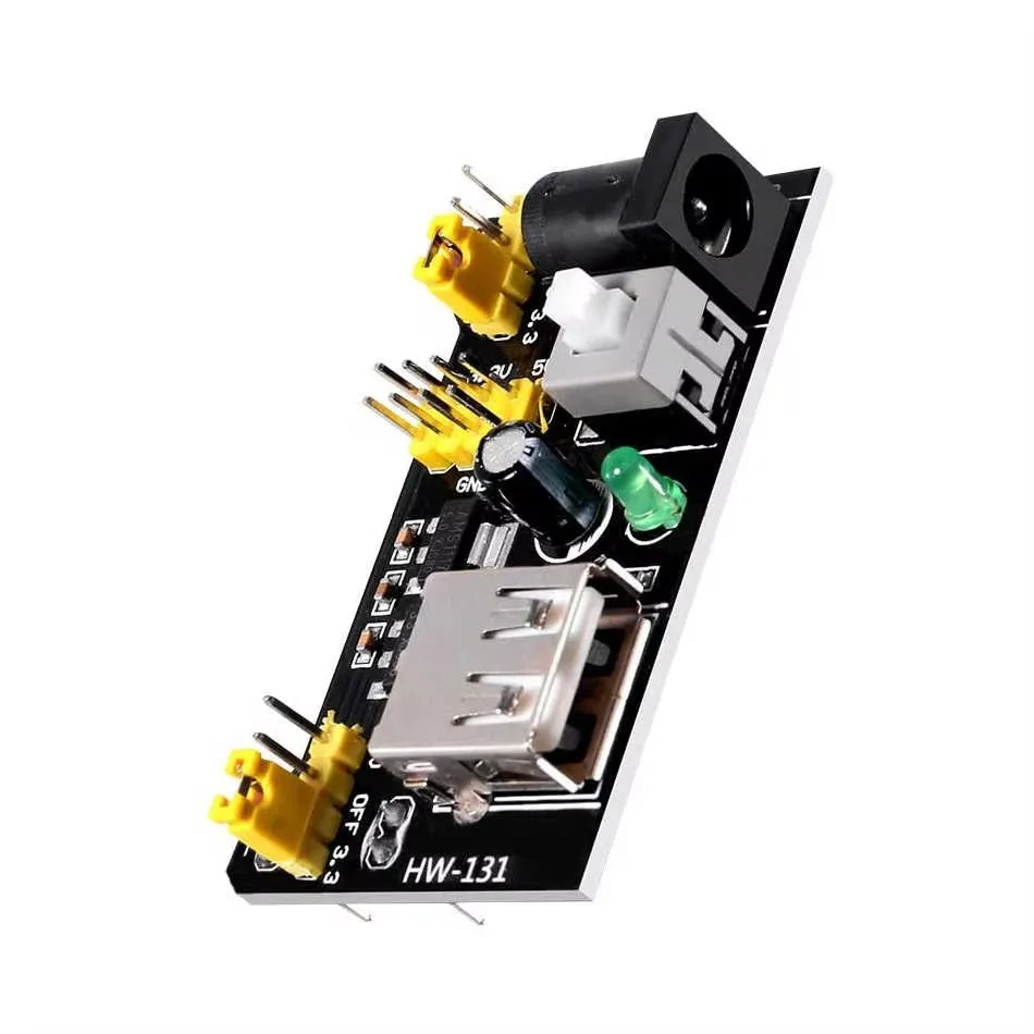 MB102 3.3V/5V Breadboard Power Supply Module for Arduino Board Solderless Breadboard