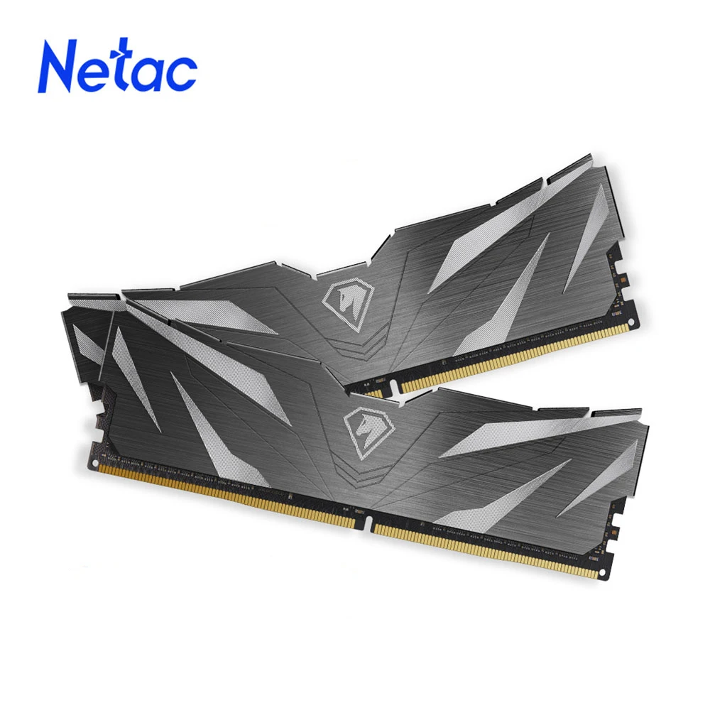 Netac Memory Ram DDR4 2666MHz 3200MHz 3600MHz Dual Channel 8GB 16GB DDR4 XMP2.0 Memory 288Pin Udimm with Heatsink for Desktop