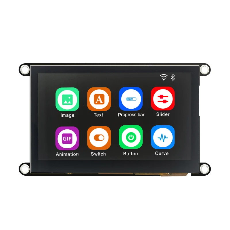 Guition ESP32-S3 8M Psram 4M Flash 4.3-inch IPS 480*272 LCD display module with Wifi and Bluetooth