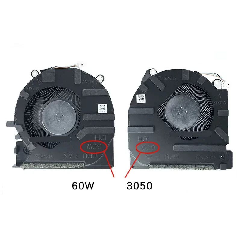New Genuine Laptop CPU GPU Cooling Fan For HP Victus 7/8 16-D 16-E TPN-Q263 Q264 M75721 M75723 M7572 80W 60W