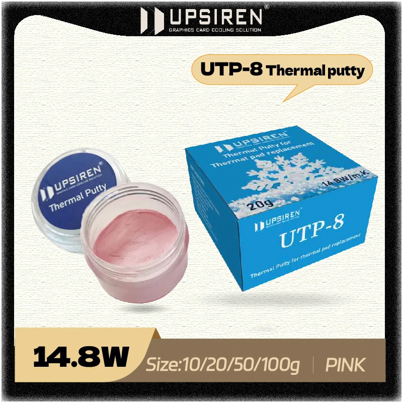 Upsiren Thermal Putty UTP-8 UTP-6 For VGA GPU IC Processor Rapid Cooling Heat Blocking Putty High Performance pc accessories