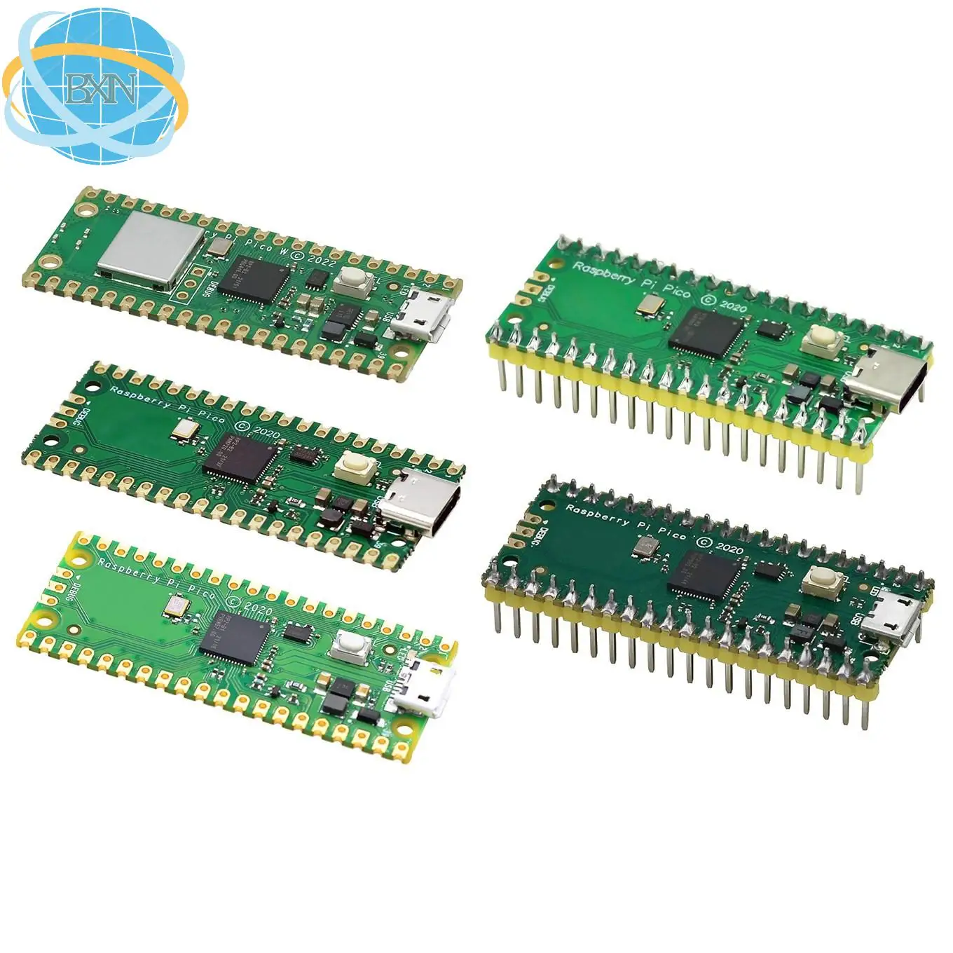 1-10pcs Official Raspberry Pi Pico Board RP2040 Dual-Core 264KB ARM Low-Power Microcompute High-Performance Cortex-M0+ Processor