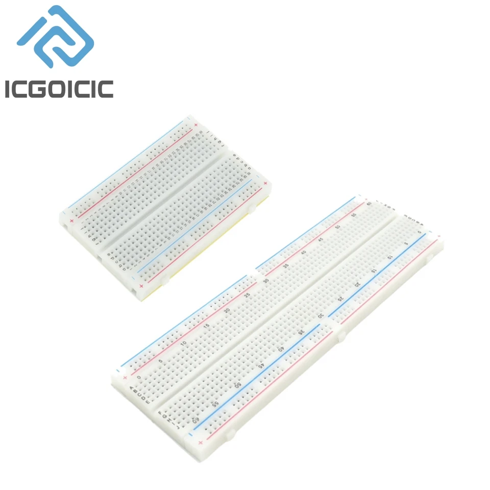 MB102 Breadboard 400 830 Point Solderless PCB Bread Board Test Develop DIY For Arduino
