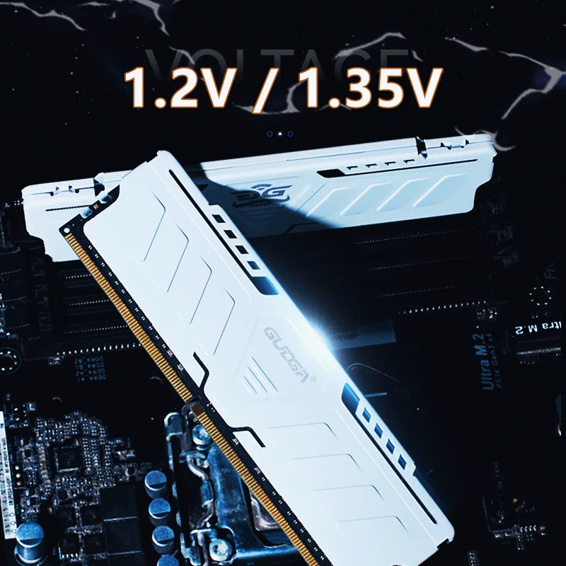 ‌GUDGA DDR4 Ram 3200MHz/3600MHz/2666MHz 8GB/16GB/32GB 288-Pin Dimm Desktop Memory with Aluminum Heatsink