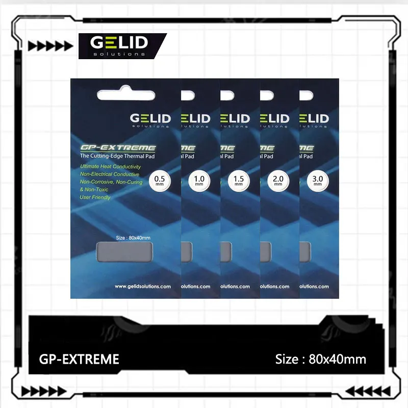 Gelid GP-EXTREME Thermal Pad CPU/GPU Graphics Card Motherboard high-performance Pad Heat Dissipation Silicone Pad Multi-Size