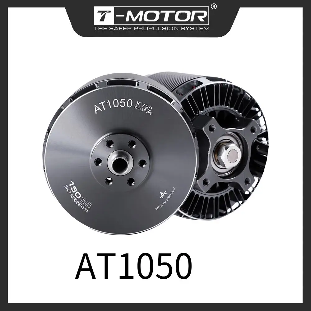 T-MOTOR AT1050 KV90 Vtol UAV Brushless Motor for 150CC Engine Drone Aircarft Fixed Wing Mtow 65KG-70KG