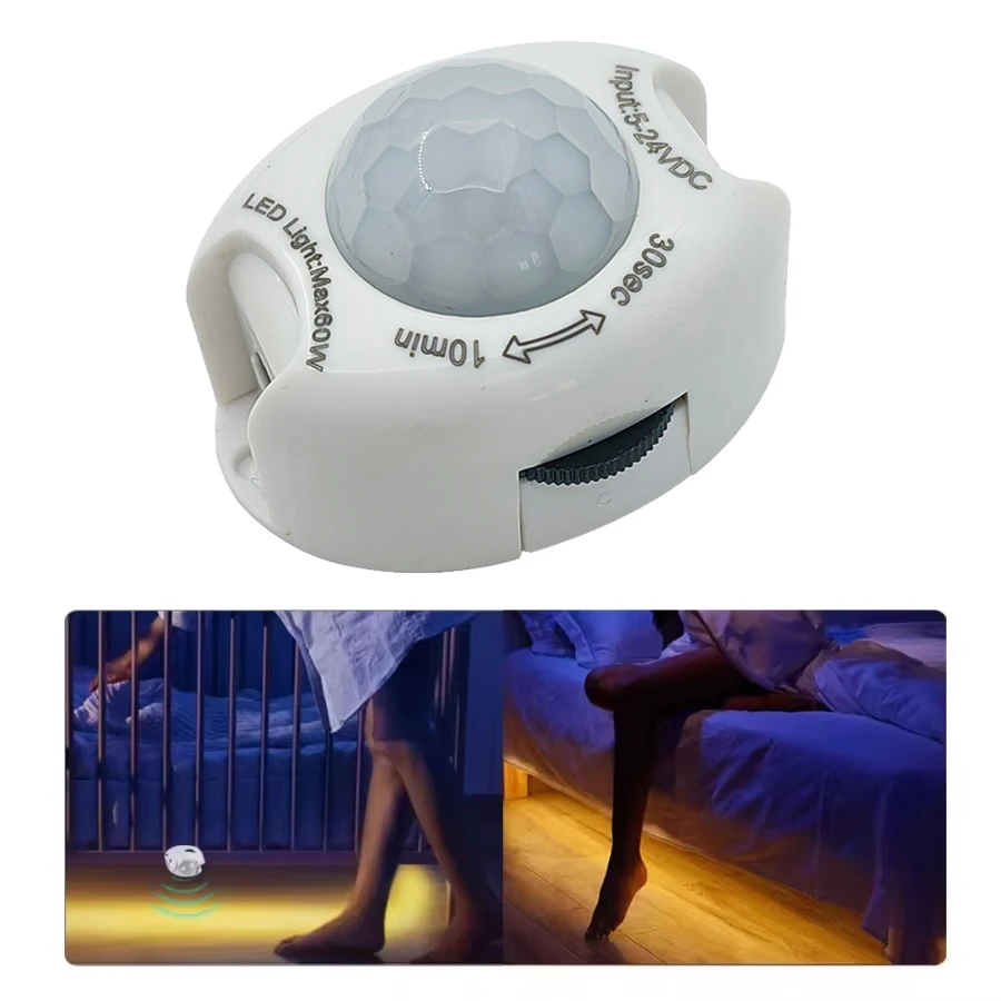 Sensor Detector Smart Switch 5V 24V Infrared Motion Detection LED Strip Light Mini Module Tape Automatic Human Body Controller