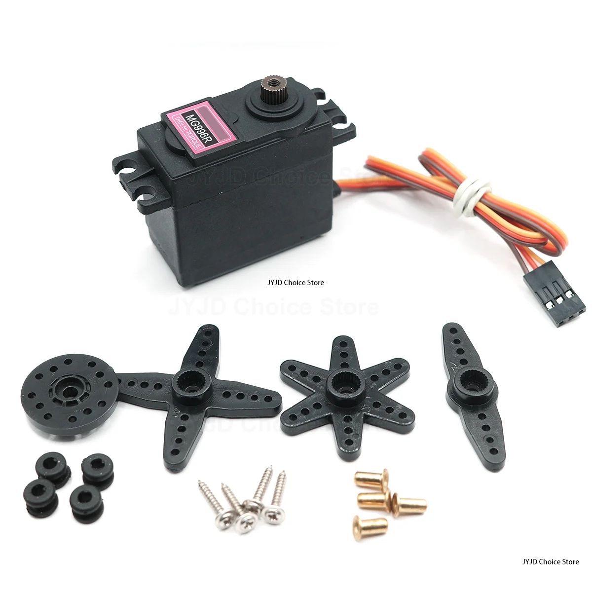 High Torque MG996R 4.8-6.0V Digital Servo with Metal Gear for Futaba JR 1/8 1/10 RC Car Helicopter Robot Boat Arduino UNO DIY