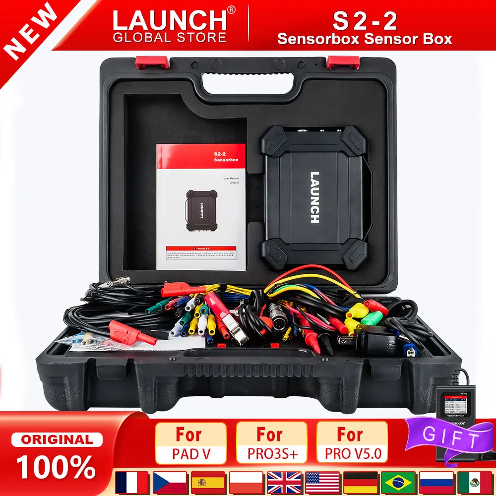 Launch X431 S2-2 Sensorbox Sensor Box ECU Simulate Sensor Multimeter For PRO V5.0/PRO3S+V5.0/PRO TT/PRO3 ACE/PAD V Elite