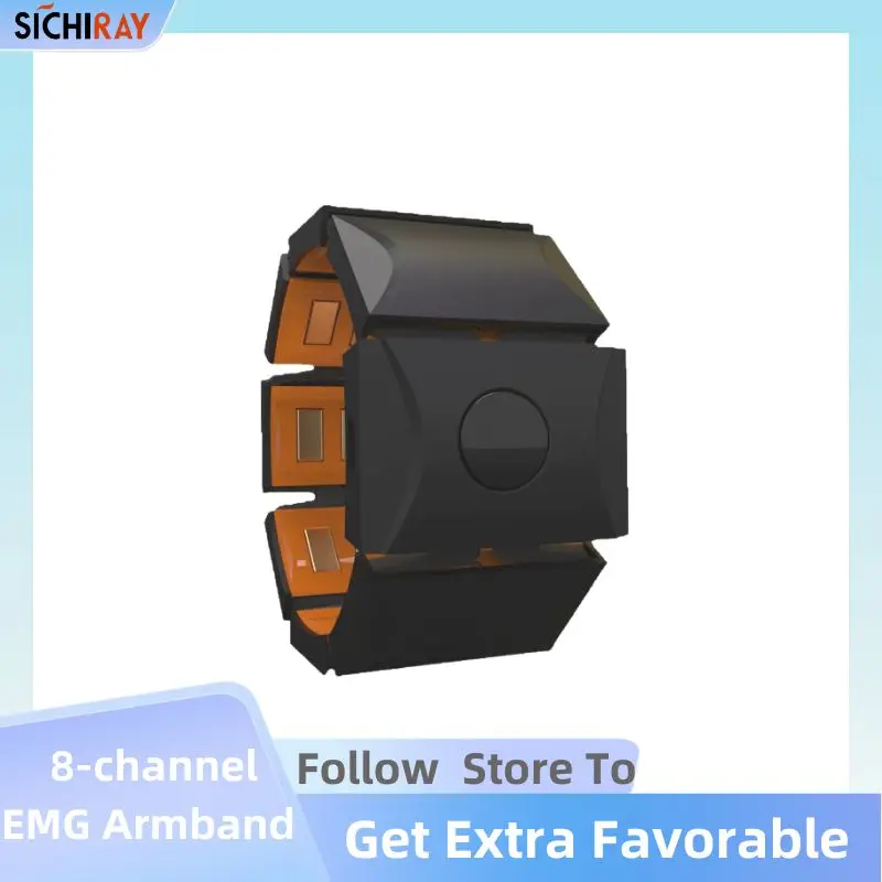 EMG PRO 8 channel EMG sensor armband muscle electric gesture recognition development module