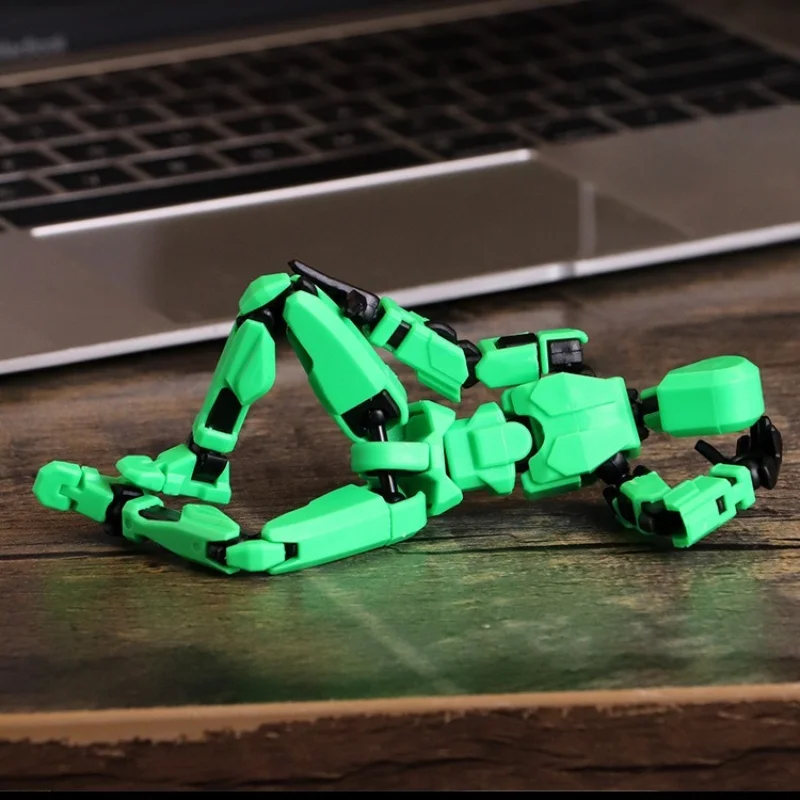 DIY Assembly Robot Figures Multi-jointed Movable Articulated Action Pose Action Figures For Play & Display Decompression Gift