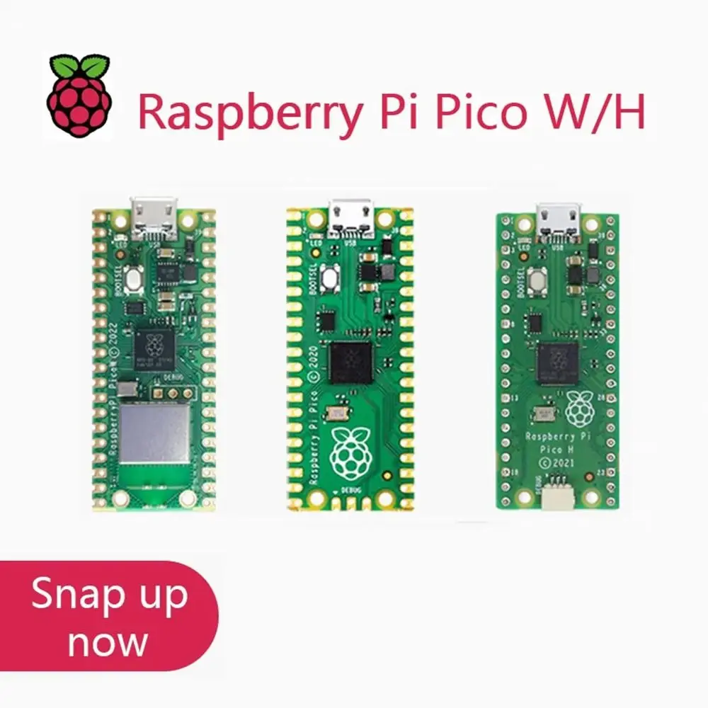 Original Raspberry Pi Pico W with Wireless WiFi Development Board Pico or Pico H with Pin Header Support MciroPython/C++