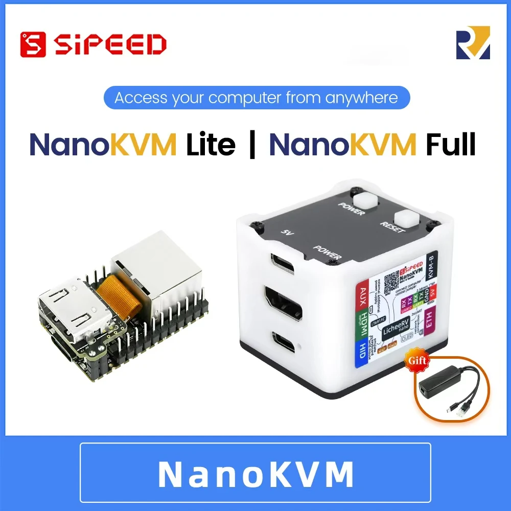 Sipeed NanoKVM PiKVM Mini Remote Control Operation And Maintenance Server Hdmi Raspberry Pi
