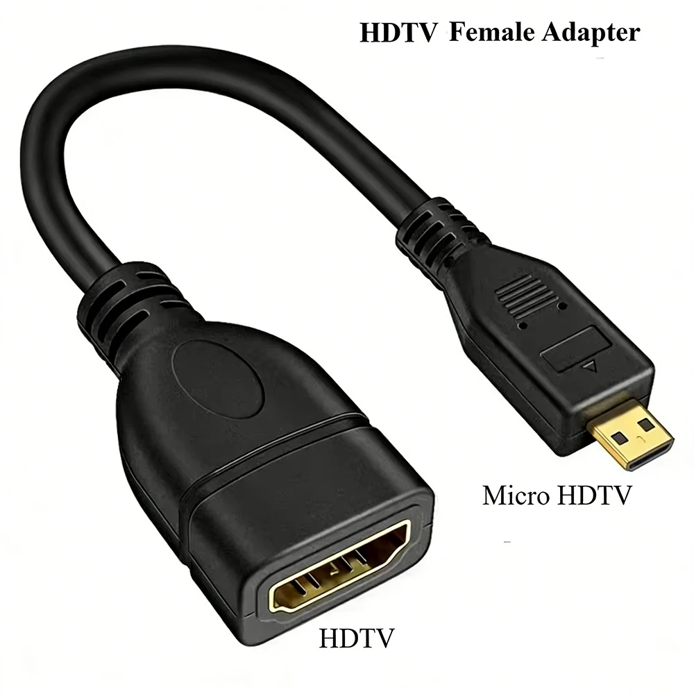 4K 60Hz Micro Hdtv To Hdtv Data Transmission Line for Raspberry Pi 5/Pi 4 Hero 7 6 A6000 Camera Hdtv Cable