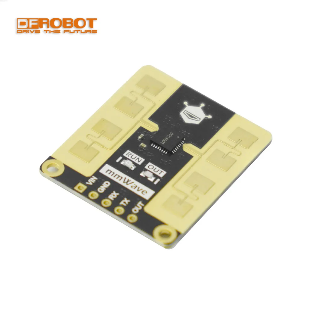 DFRobot mmWave C4001 24GHz Human Presence Distance Velocity Detection Sensor 25 Meters Uart for Real-time Monitoring Tracking